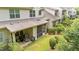 View of the back porch and backyard at 927 Contessa Dr, Cary, NC 27513