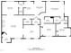 Detailed floor plan showcasing the layout of this 2280 square foot home at 100 Edenburgh Rd # 202, Raleigh, NC 27608