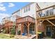 View of townhome backyard decks that provide outdoor living and entertainment at 110 Great Ridge Ct, Morrisville, NC 27560