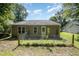 A charming backyard with a chainlink fence, offering privacy and a secure space for outdoor activities at 125 Brook Pl, Smithfield, NC 27577