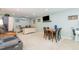 Finished basement area with recreation space, including dining and living spaces at 127 Creekwood, Pittsboro, NC 27312