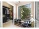 Walk-in closet and shoe rack with plenty of room for organization with a view of outside greenery at 127 Creekwood, Pittsboro, NC 27312