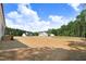 Large backyard backing up to a wooded area and two other homes at 157 Cherrybirch Ln, Zebulon, NC 27597