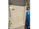 Clean shower and tub combination with newer fixtures at 175 Ann Dr, Timberlake, NC 27583