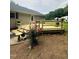 Backyard deck with plants, flowers, and outdoor decor at 175 Ann Dr, Timberlake, NC 27583