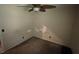 Ceiling fan is a feature in this bedroom with painted walls at 181 Mangums Dr, Wendell, NC 27591