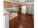 The kitchen is equipped with modern appliances and ample storage space at 2907 S S Roxboro St, Durham, NC 27707