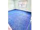 Spacious bedroom features wall-to-wall blue carpeting and a bright window with floral valance at 315 Crescent Dr, Clayton, NC 27520