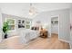 Bright main bedroom with walk-in closet, ensuite, and large windows at 3201 Sawyers Mill Dr, Apex, NC 27539
