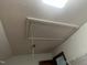Pull down attic access door at 4070 Swannie Coble Rd, Snow Camp, NC 27349