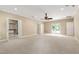 Spacious bedroom with neutral carpet and doors to a walk-in closet at 4517 Gates St, Raleigh, NC 27609
