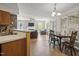 Open layout connects kitchen, dining, and living rooms at 5105 Baywood Forest Dr, Knightdale, NC 27545