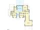 Upper floor plan featuring bedrooms, flex rooms, and open spaces in a well-organized layout at 8016 Penny Rd, Raleigh, NC 27606