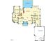 Detailed floor plan showcasing the layout of the main floor, including the Primary bedroom and great room at 8016 Penny Rd, Raleigh, NC 27606