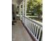 View from front porch showing the manicured yard and serene neighborhood at 908 Clarion Dr, Durham, NC 27705