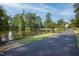 Scenic pond view from the roadway, offering a peaceful and private retreat at 101 Painted Rock Ct, Garner, NC 27529