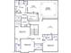Second floor layout featuring bedrooms, bathrooms, a loft, and walk-in closets at 115 Guardian St, Youngsville, NC 27596