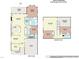 Detailed first and second floor floor plan showcasing the layout of the home at 120 Silver Bluff St, Holly Springs, NC 27540