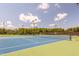 Well-maintained tennis courts with professional lighting and viewing area, ideal for recreational and competitive play at 120 Silver Bluff St, Holly Springs, NC 27540