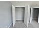 Open closet with wire shelving and ample space to keep things organized at 121 Brentfield Loop, Morrisville, NC 27560