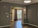View of open concept first floor, with hardwood floors and lots of natural light at 121 Brentfield Loop, Morrisville, NC 27560