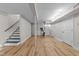 Finished basement with a rec area and exercise equipment in a bright and spacious layout at 1600 Pineview St, Raleigh, NC 27608