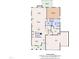 Detailed first floor plan showcasing the layout and dimensions of the rooms at 175 Steep Rock Dr, Willow Springs, NC 27592