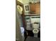 Bathroom with a sink, a toilet, and unique design elements at 2306 Cool Springs Rd, Sanford, NC 27330