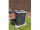 Exterior view of an air conditioning unit on green grass at 2306 Cool Springs Rd, Sanford, NC 27330