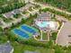 Community featuring pool, playground, tennis courts, and clubhouse, plus parking at 2511 Range Overlook Xing, Apex, NC 27523