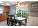 Comfortable eat-in dining area with table, seating, and natural lighting at 326 Slate Dr, Gibsonville, NC 27249