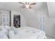 Cozy bedroom with comfortable bed and closet at 3573 Northern Estates Cir, Rocky Mount, NC 27804