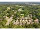 Sprawling residential area with golf course in the distance, highlighting a blend of community and leisure at 3806 Stoneybrook Dr, Durham, NC 27705