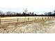 Open field with fencing and trees, ideal for outdoor activities and relaxation at 55 Shoreline Dr, Lillington, NC 27546