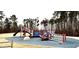 Community playground with slides and climbing structures, perfect for Gathering fun at 55 Shoreline Dr, Lillington, NC 27546