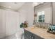 Cozy bathroom features a marble countertop, stylish fixtures, and a functional layout at 701 Holloway St, Durham, NC 27701