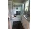 Bathroom showcasing a glass-enclosed shower and marble countertop vanity at 8 Open View Ln, Timberlake, NC 27583