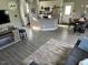 Open-concept living space showcasing a kitchen, dining area, and living room, perfect for modern living and entertaining at 8 Open View Ln, Timberlake, NC 27583
