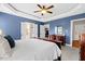 Comfortable main bedroom with a king-size bed, en-suite bathroom, and a walk-in closet at 20 Kola Nut, Smithfield, NC 27577