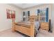 Serene bedroom with a tray ceiling, king-size bed, and soft blue accents at 2810 Catamaunt, Durham, NC 27704