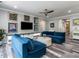 Comfortable living room with contemporary decor, stylish furniture, and ample space for relaxation at 3441 Jordan Shires Dr, New Hill, NC 27562