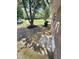 Side yard includes mulched and graveled areas, as well as a new wooden deck at 41 Lakewood Dr, Roxboro, NC 27573