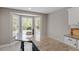Bright kitchen featuring an eat-in island, granite countertops, and a bay window at 44 Clarke Ct, Angier, NC 27592