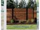 Wooden privacy fence and manicured landscaping enhance the backyard's appeal and seclusion at 4418 Roller Ct, Raleigh, NC 27604