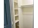 A tidy closet with shelving for optimal storage at 4418 Roller Ct, Raleigh, NC 27604