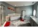 Large bathroom featuring a jacuzzi tub, stand-up shower, and double vanity at 8836 Thornton Garden Ln, Raleigh, NC 27616