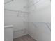 Walk-in closet includes built-in shelving units for optimal storage at 106 Dodge Ln, Smithfield, NC 27577