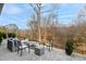 Outdoor patio with elegant seating offering views of the natural landscape at 1213 Remey Ave, Wake Forest, NC 27587
