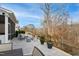 Expansive patio with comfortable seating and a scenic backyard view at 1213 Remey Ave, Wake Forest, NC 27587