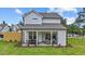 Landscaped backyard featuring a covered patio, perfect for enjoying the outdoors at 134 Favored Avenue, Sanford, NC 27330